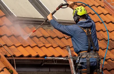 Démoussage et hydrofuge de toiture à Régny